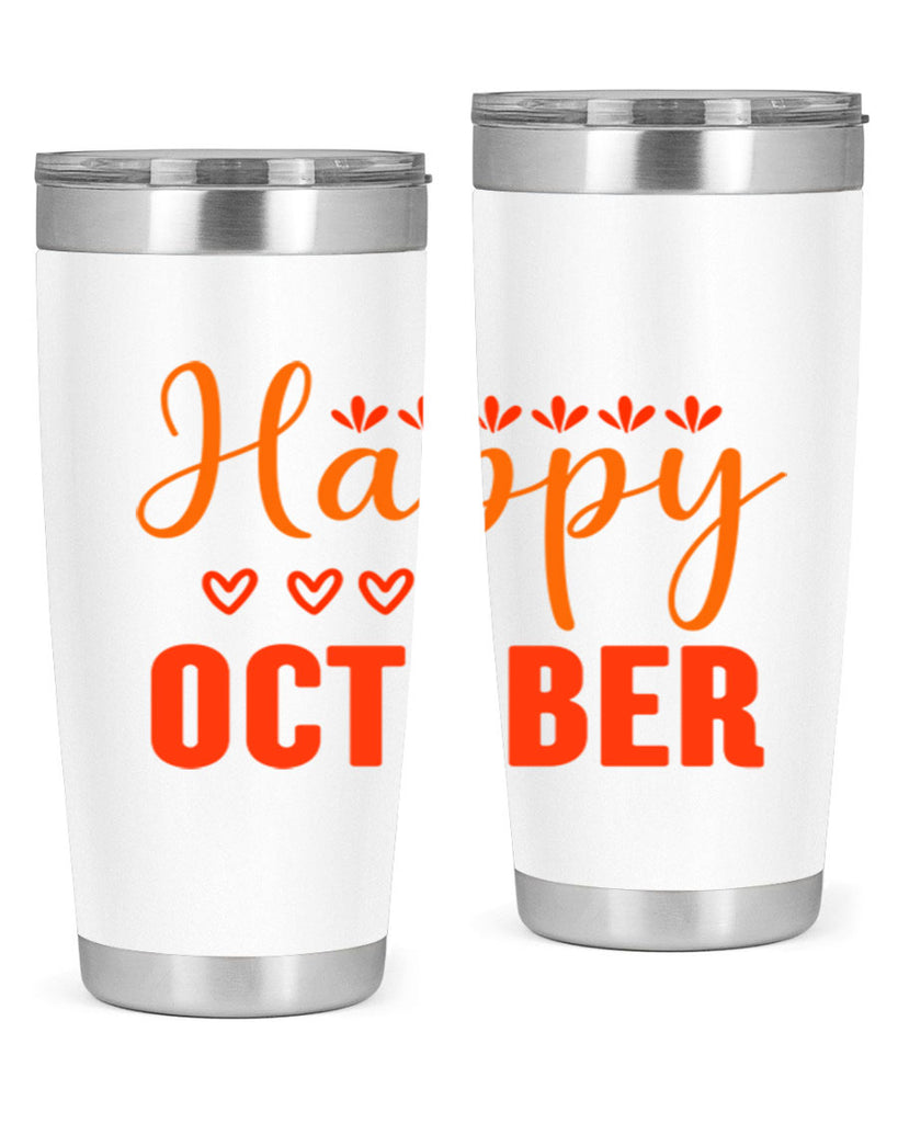 Happy October Design 237#- fall- Tumbler