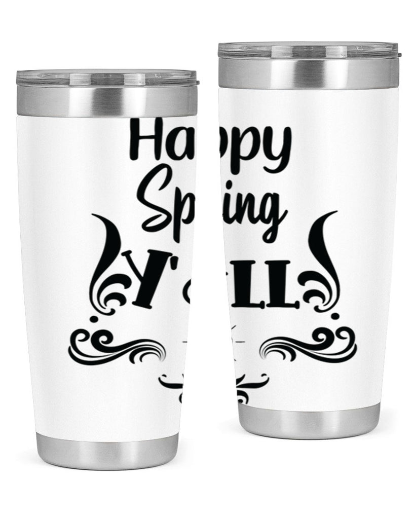 Happy Spring Yall 171#- spring- Tumbler