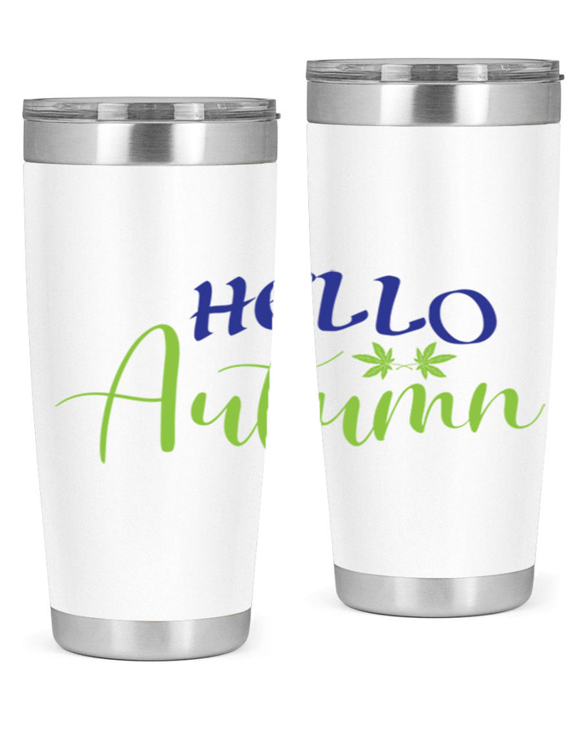 Hello Autumn 271#- fall- Tumbler
