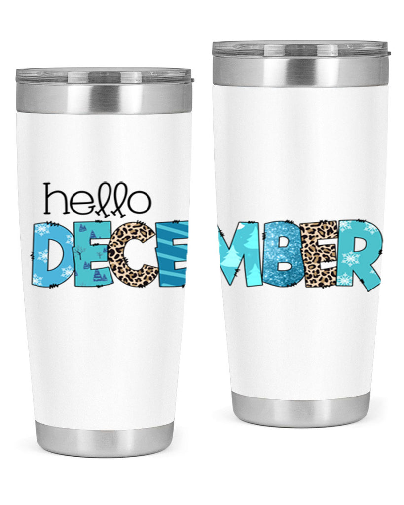 Hello December 187#- winter- Tumbler