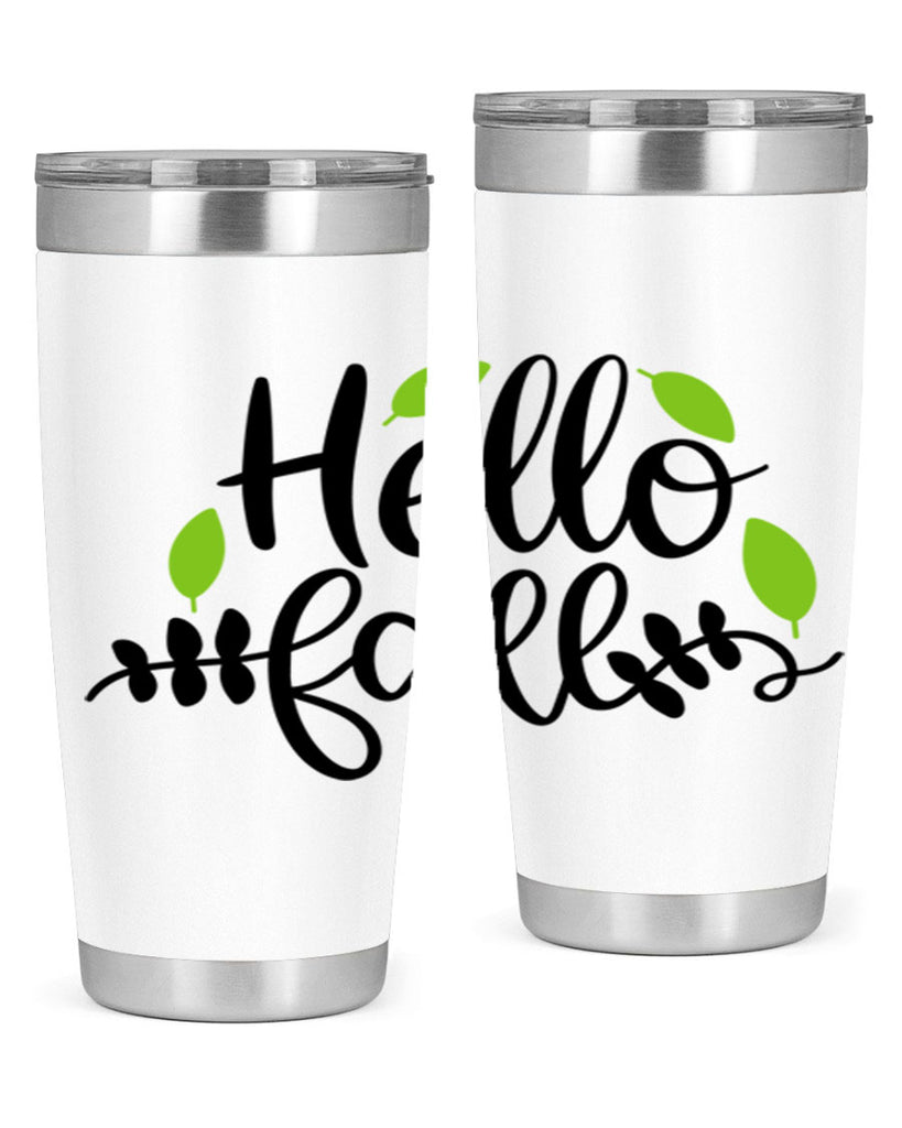 Hello Fall 283#- fall- Tumbler