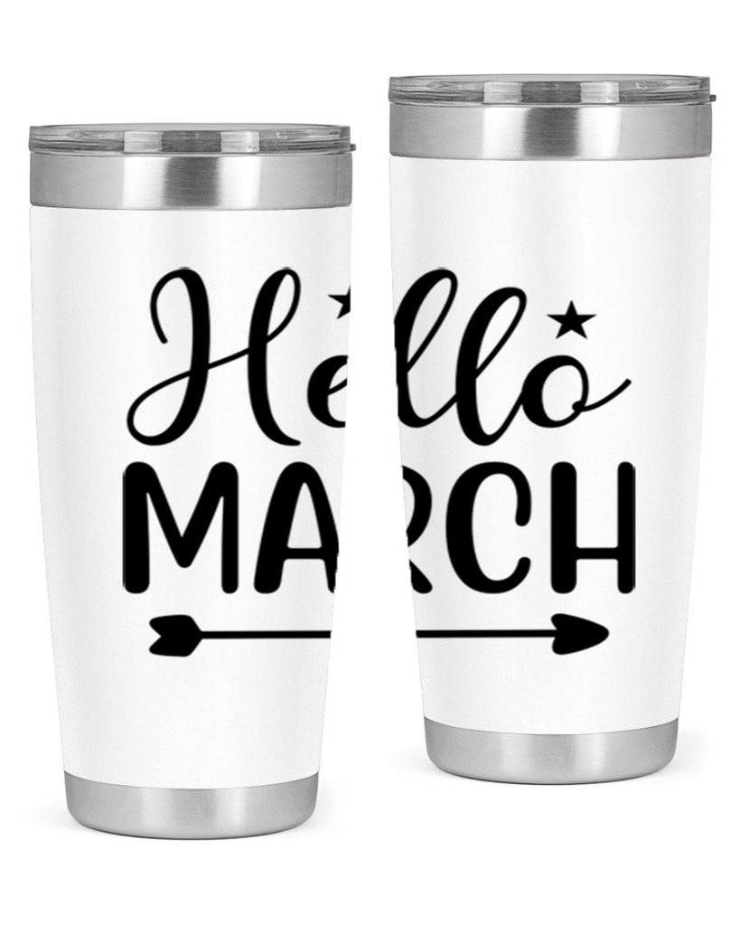 Hello March 184#- spring- Tumbler