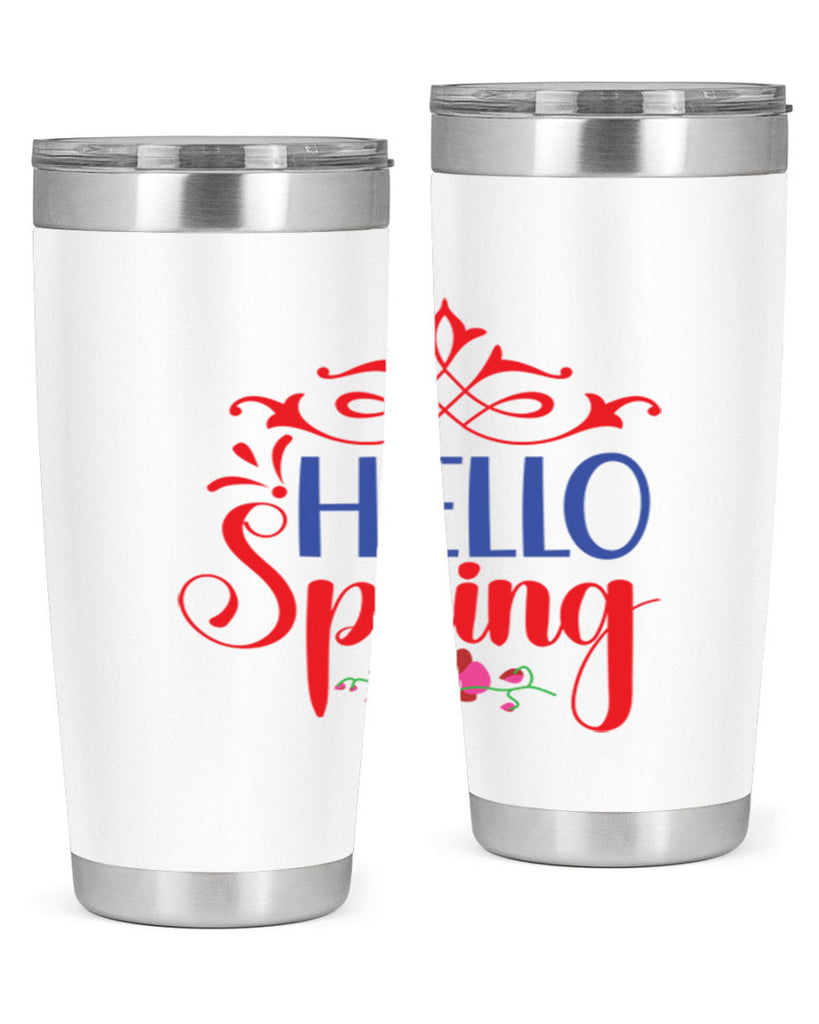 Hello Spring 211#- spring- Tumbler
