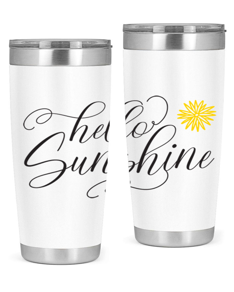 Hello Spring Lettering201#- spring- Tumbler