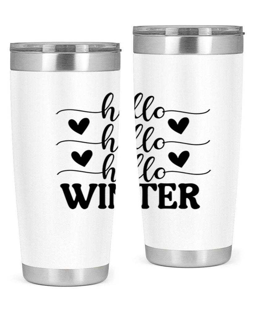Hello Winter 167#- winter- Tumbler