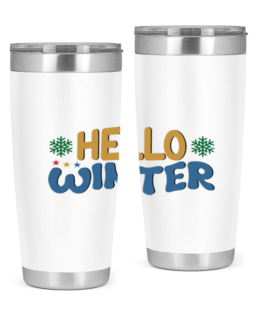Hello Winter 181#- winter- Tumbler