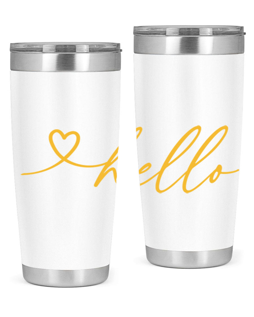 Hello heart183#- spring- Tumbler
