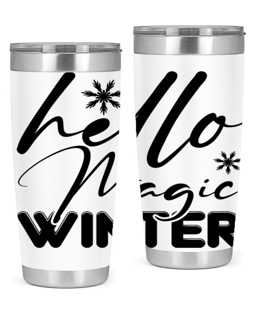 Hello magic winter 178#- winter- Tumbler