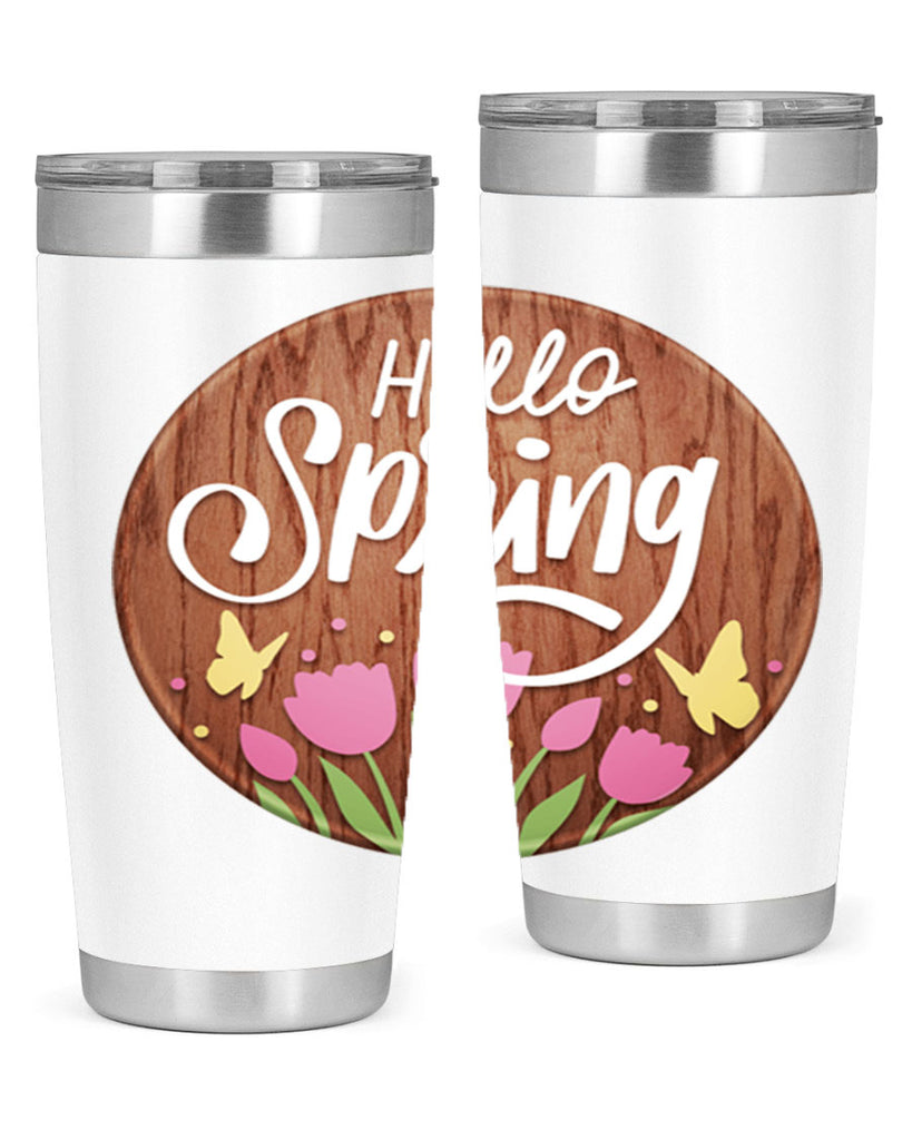 Hello spring Mockup202#- spring- Tumbler