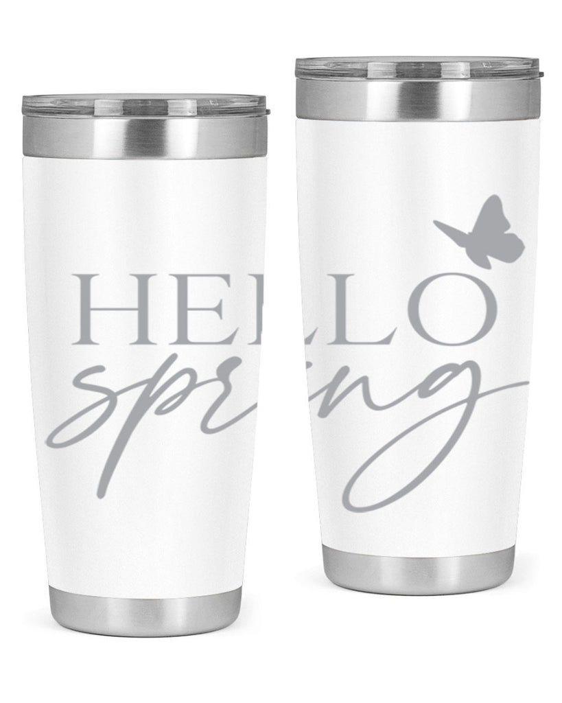 Hello spring butterfly195#- spring- Tumbler