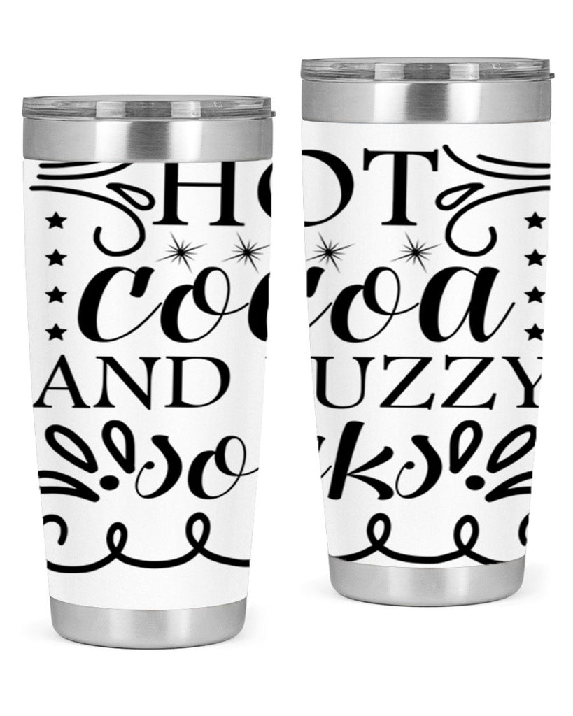 Hot Cocoa and Fuzzy Socks 217#- winter- Tumbler