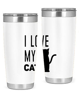 I Love My Cat Style 57#- cat- Tumbler