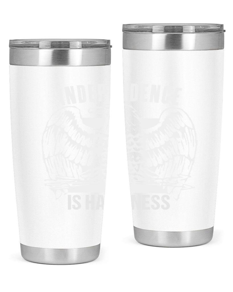 Independence is happiness Style 24#- Fourt Of July- Tumbler