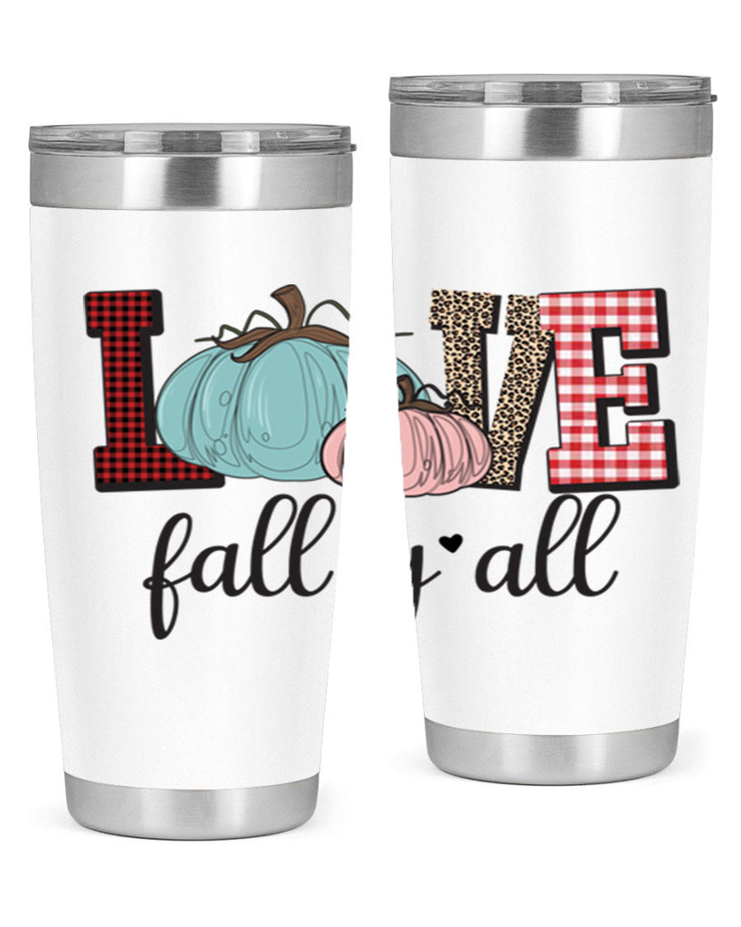 Love Fall Yall 409#- fall- Tumbler