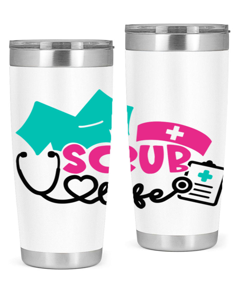 Scrub Life Style Style 47#- nurse- tumbler