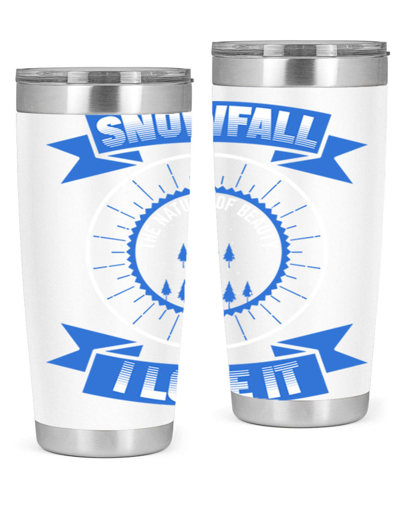 Snowfall Winter 373#- winter- Tumbler