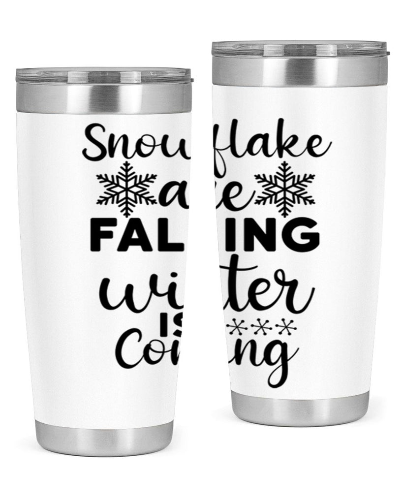 Snowflake Are Falling Winter Is 375#- winter- Tumbler
