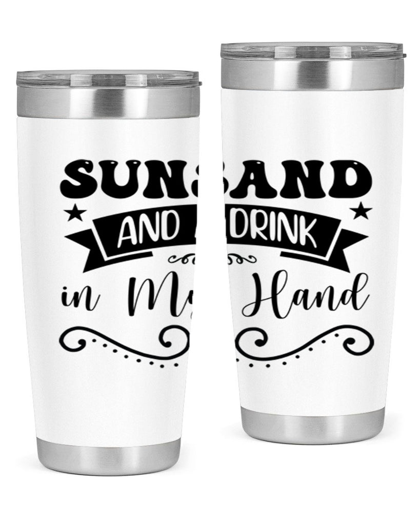 Sunsandandadrinkin 484#- zodiac- Tumbler
