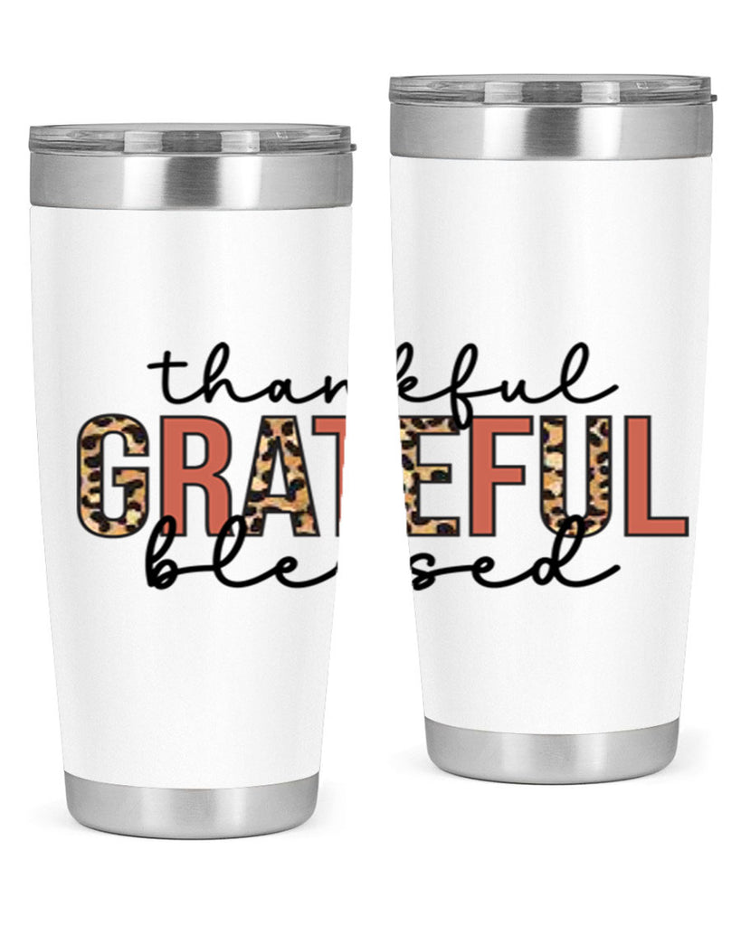 Thankful grateful blessed 602#- fall- Tumbler