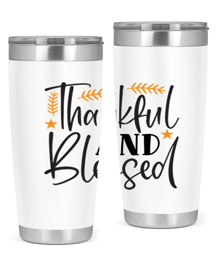 Thankfulandblessed 608#- fall- Tumbler