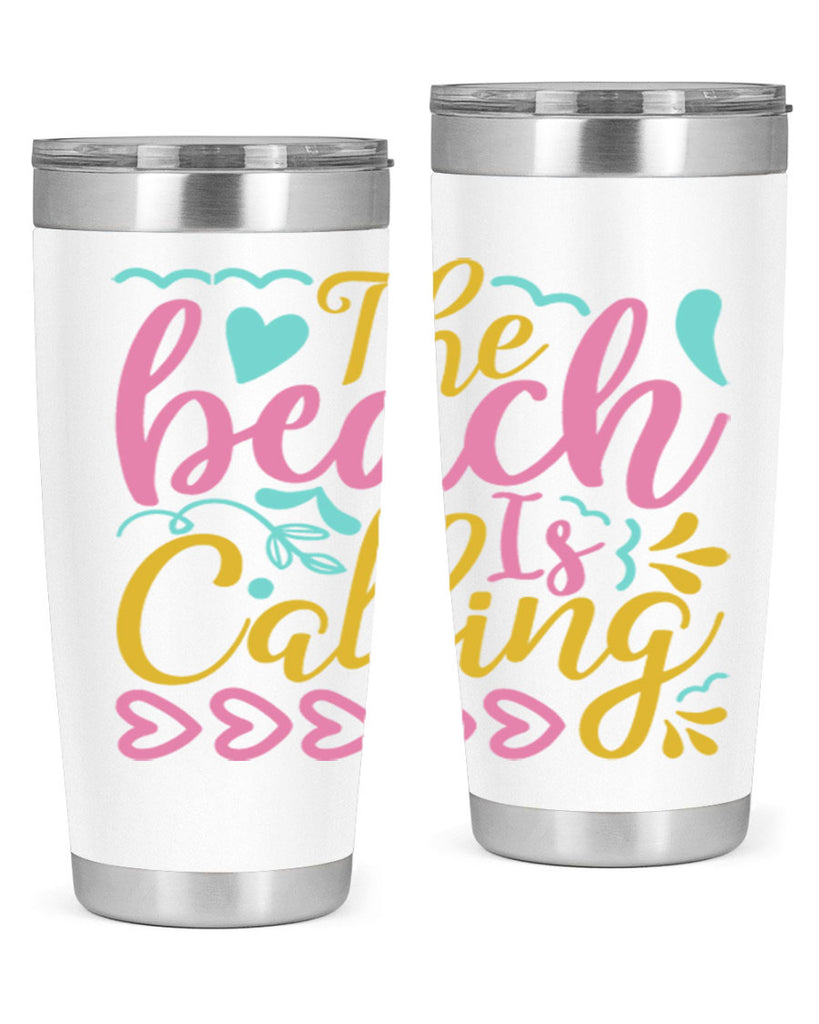 The beach is calling Style 1#- summer- Tumbler