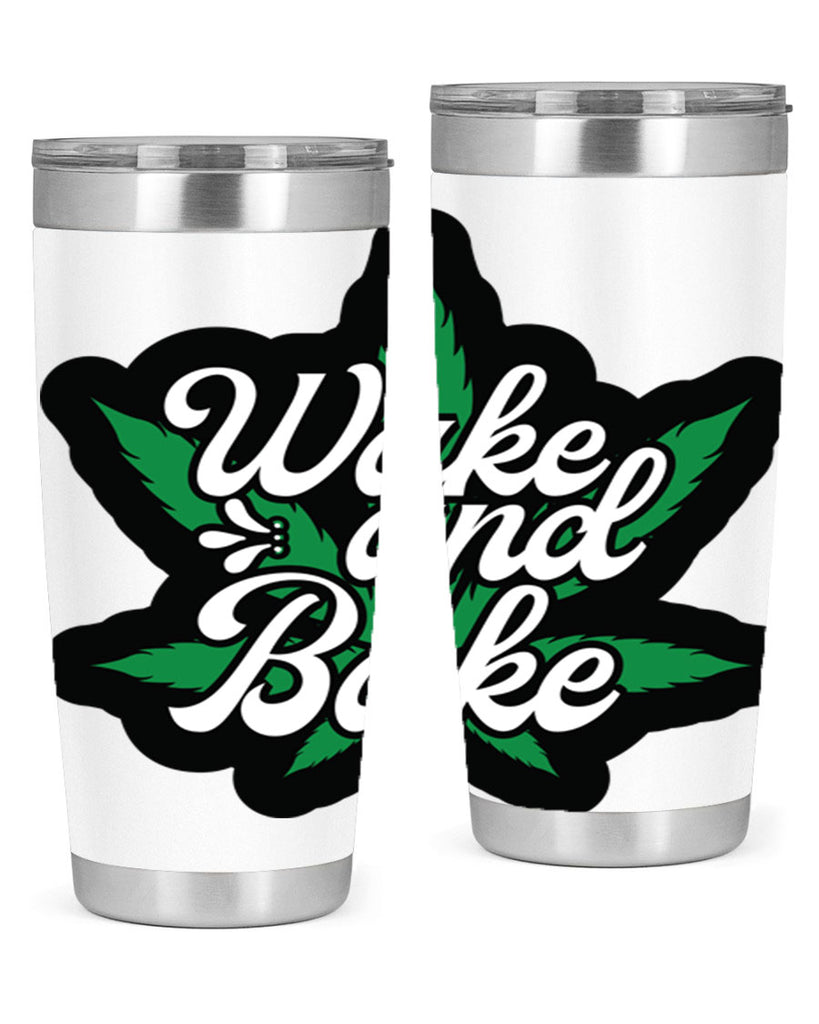 Wake and bake 273#- marijuana- Tumbler