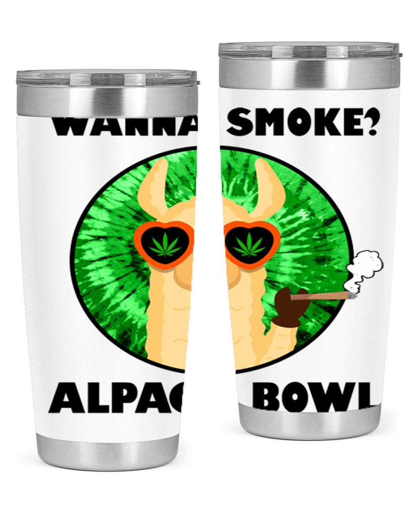 Wanna Smoke Alpaca Bowl 276#- marijuana- Tumbler