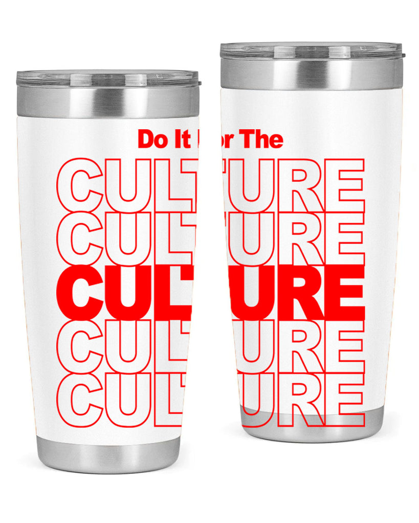 do it for the culture 170#- black words phrases- Cotton Tank
