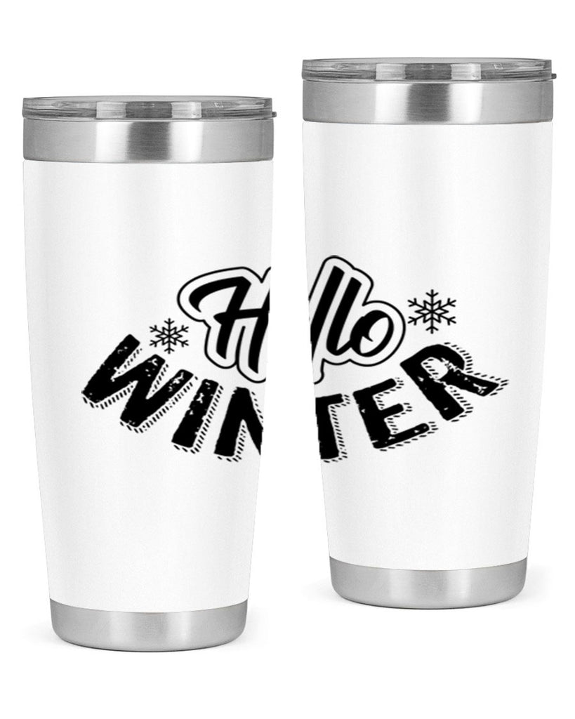 hello winter 169#- winter- Tumbler