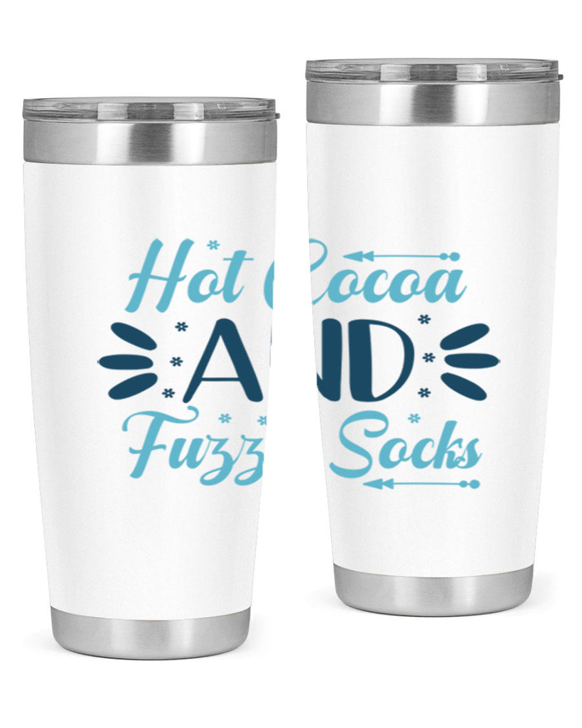 hot cocoa and fuzzy socks 208#- winter- Tumbler