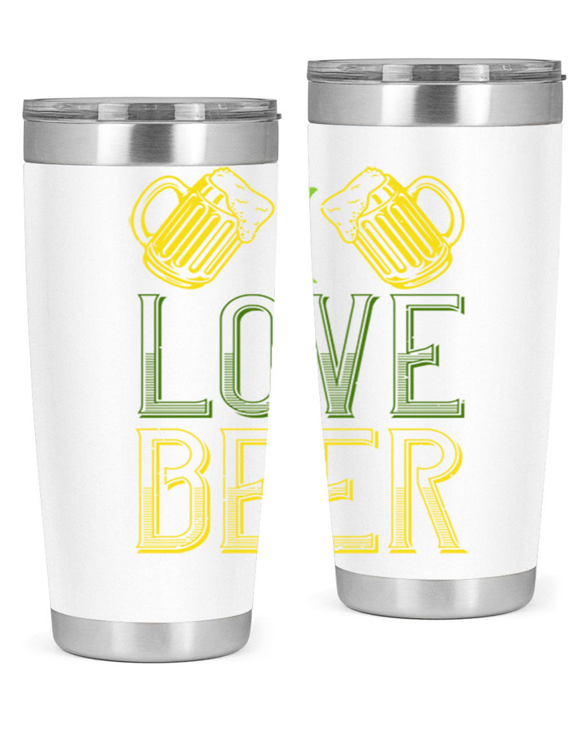 i love beer Style 134#- St Patricks Day- Tumbler