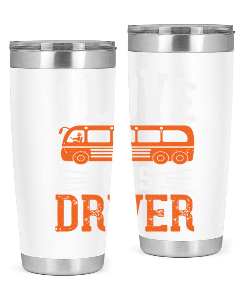 i love bus driver Style 30#- bus driver- tumbler