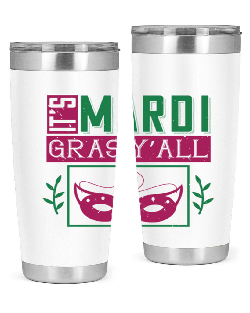 it’s mardi gras y’all 60#- mardi gras- Tumbler