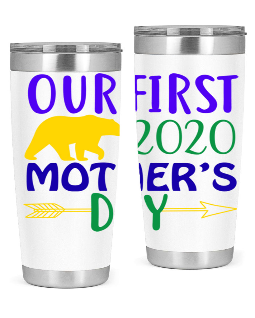 our first mothers day 4#- mardi gras- Tumbler