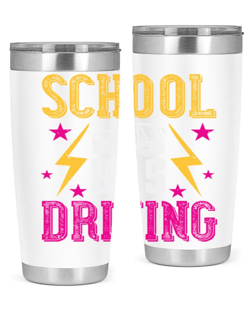 school bus driving Style 17#- bus driver- tumbler