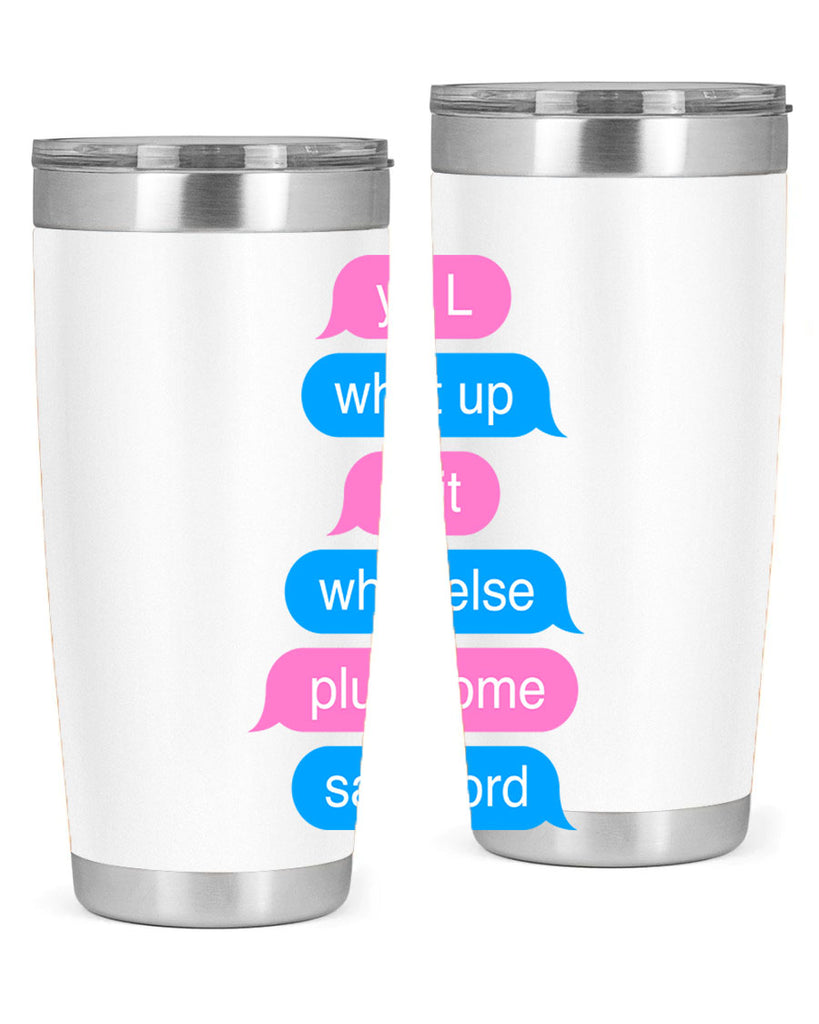 text conversation camron 23#- black words phrases- Cotton Tank