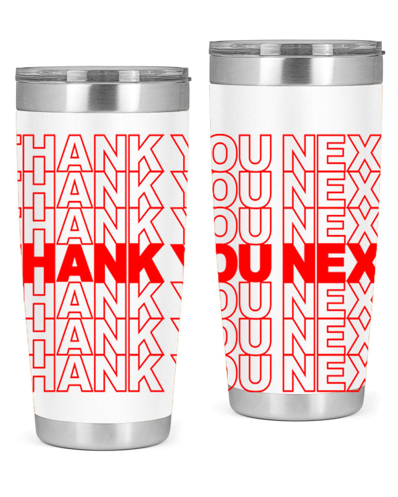 thank you next 22#- black words phrases- Cotton Tank