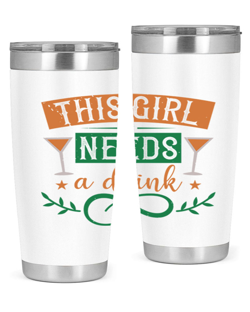 this girl needs a drink 36#- mardi gras- Tumbler