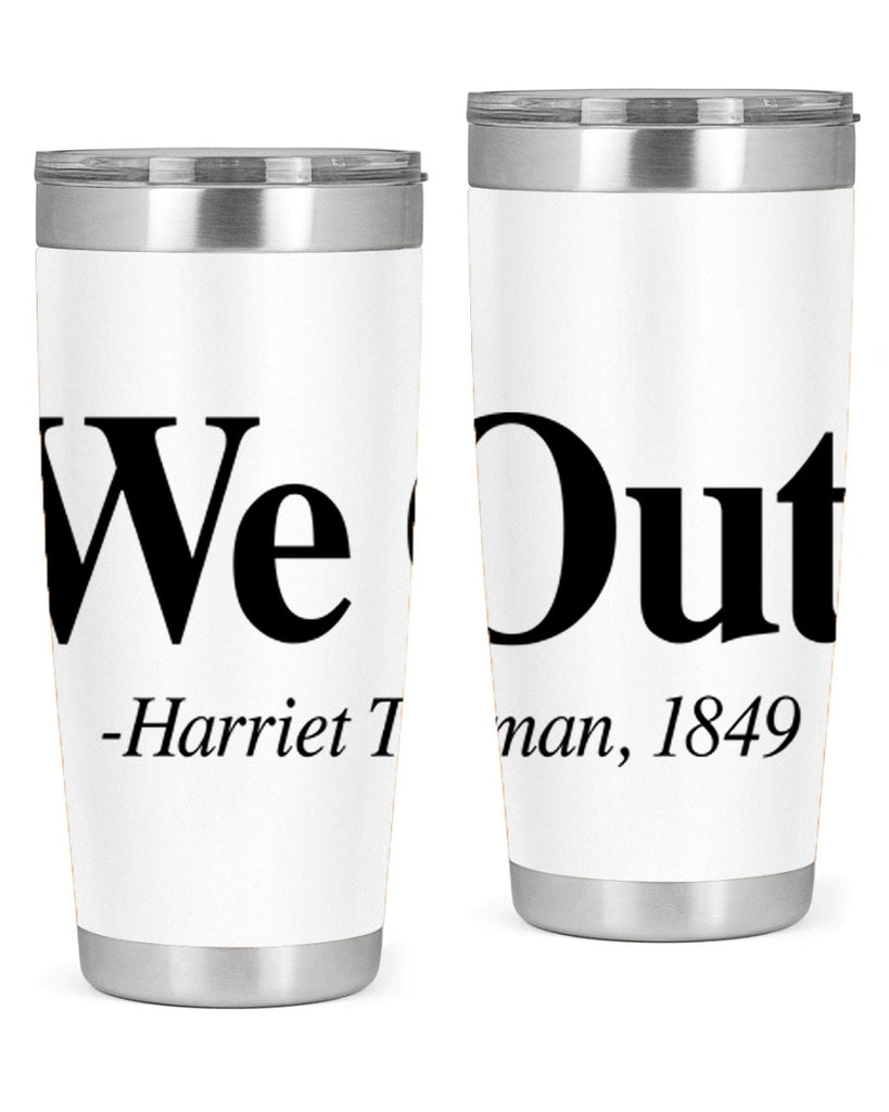 we out harriet tubman 12#- black words phrases- Cotton Tank