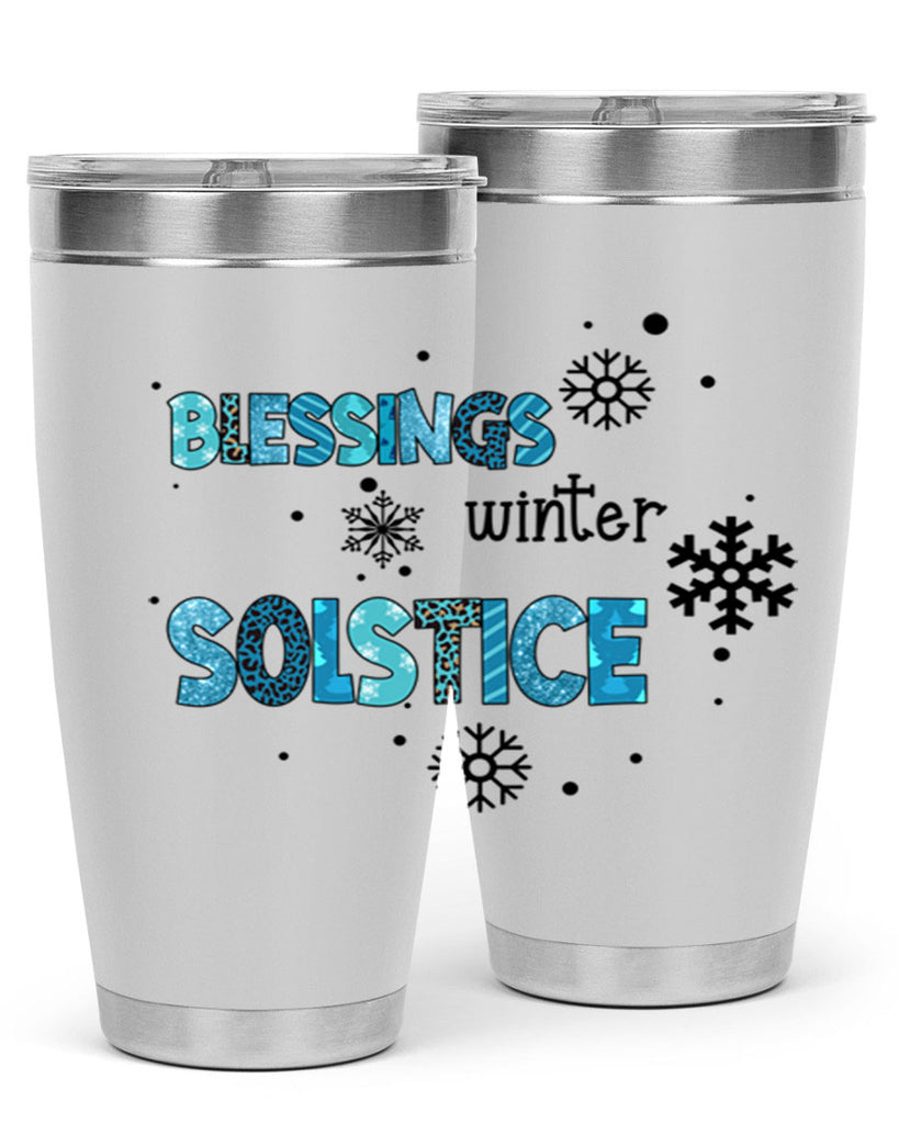 Blessings winter solstice 25#- winter- Tumbler
