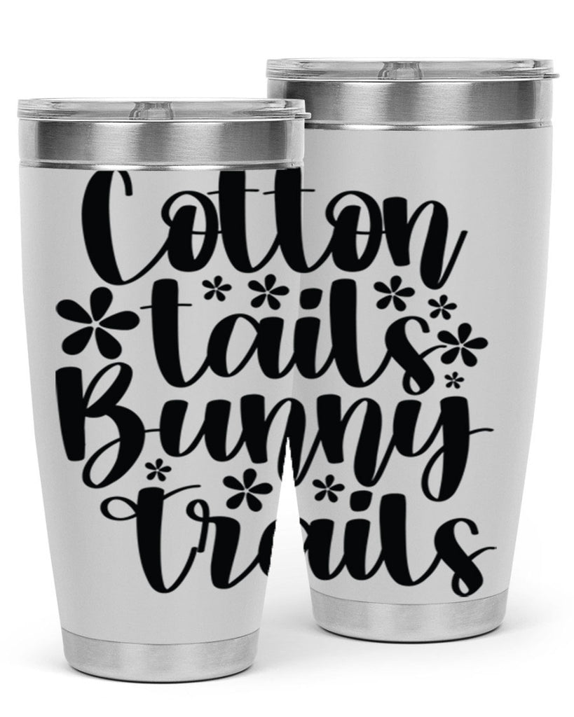 Cotton tails bunny trails  113#- spring- Tumbler