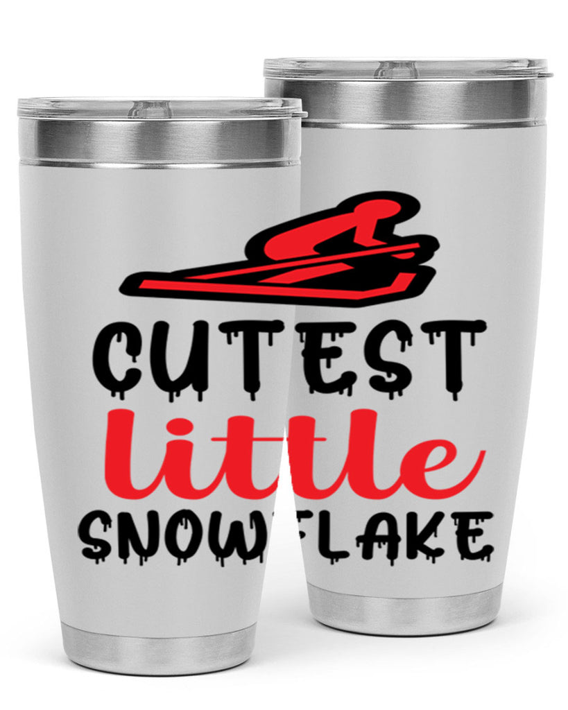 Cutest little snowflake 87#- winter- Tumbler