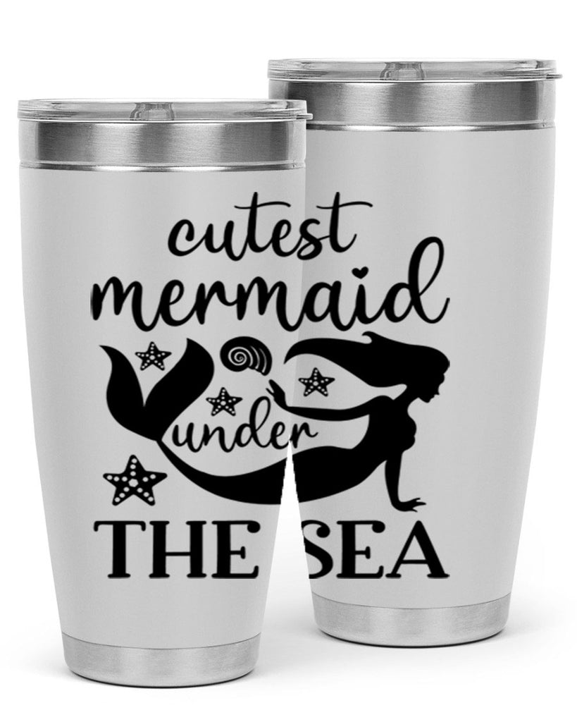 Cutest mermaid under the sea 110#- mermaid- Tumbler