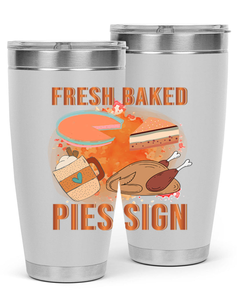 Fresh Baked Pies Sign 187#- fall- Tumbler