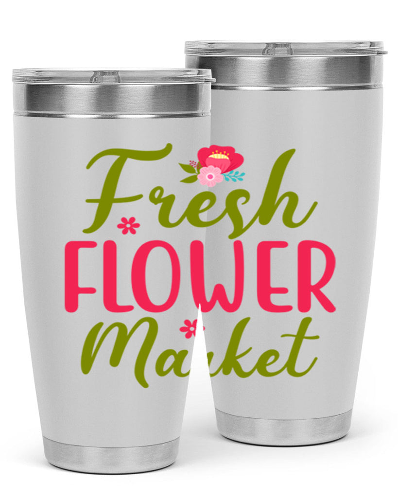 Fresh Flower Market 144#- spring- Tumbler
