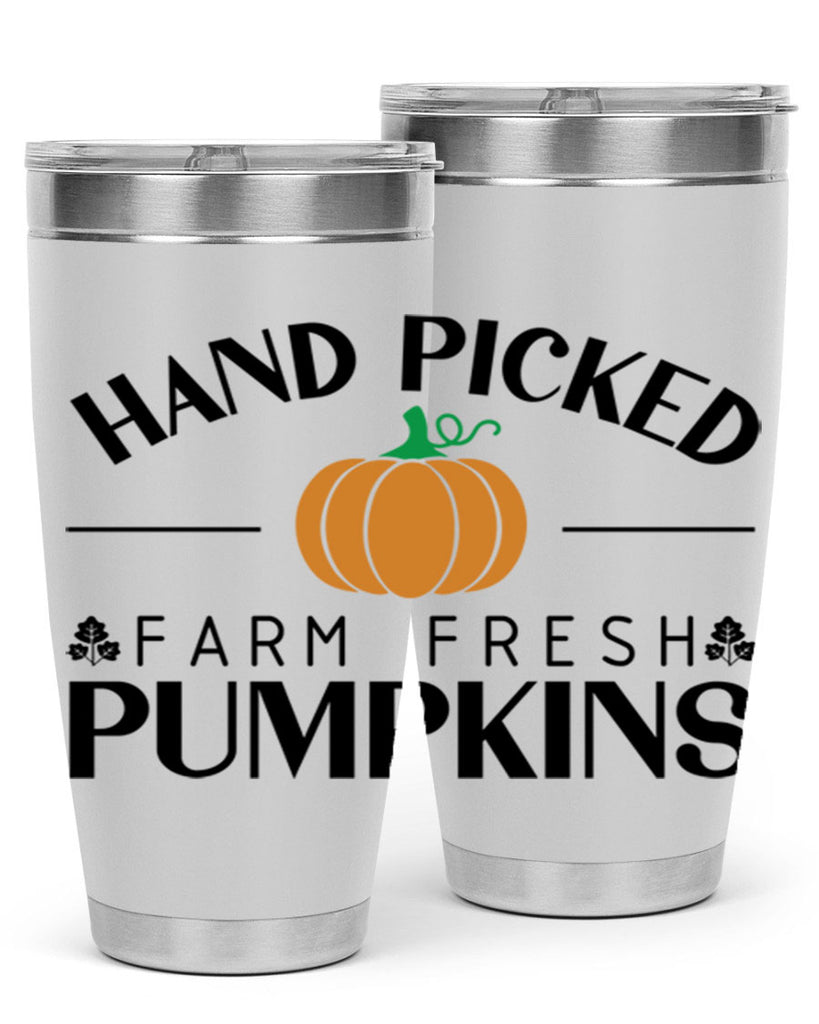 Hand Picked Farm Fresh Pumpkins 215#- fall- Tumbler