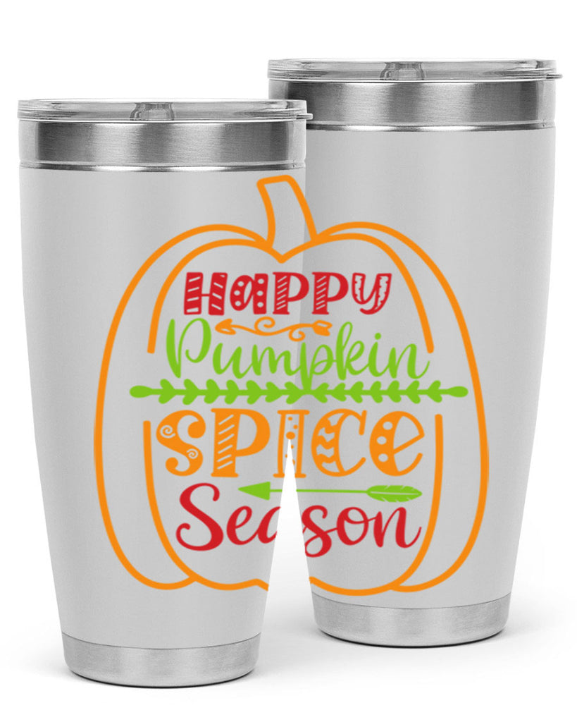 Happy Pumpkin Spice Season 243#- fall- Tumbler