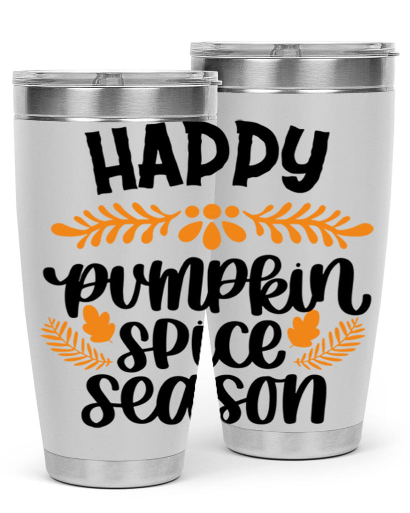 Happy Pumpkin Spice Season 492#- fall- Tumbler
