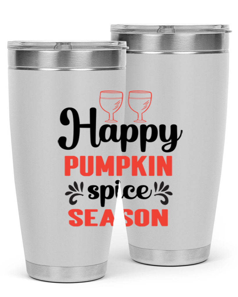 Happy pumpkin spice season 244#- fall- Tumbler