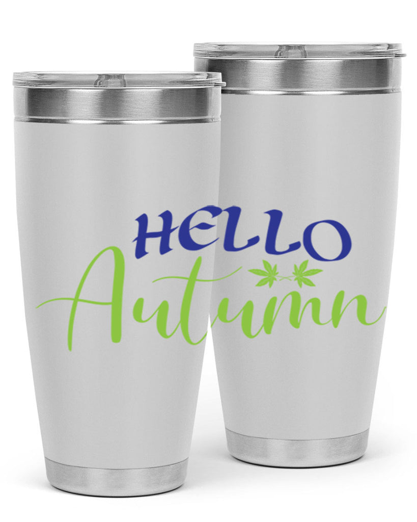 Hello Autumn 271#- fall- Tumbler
